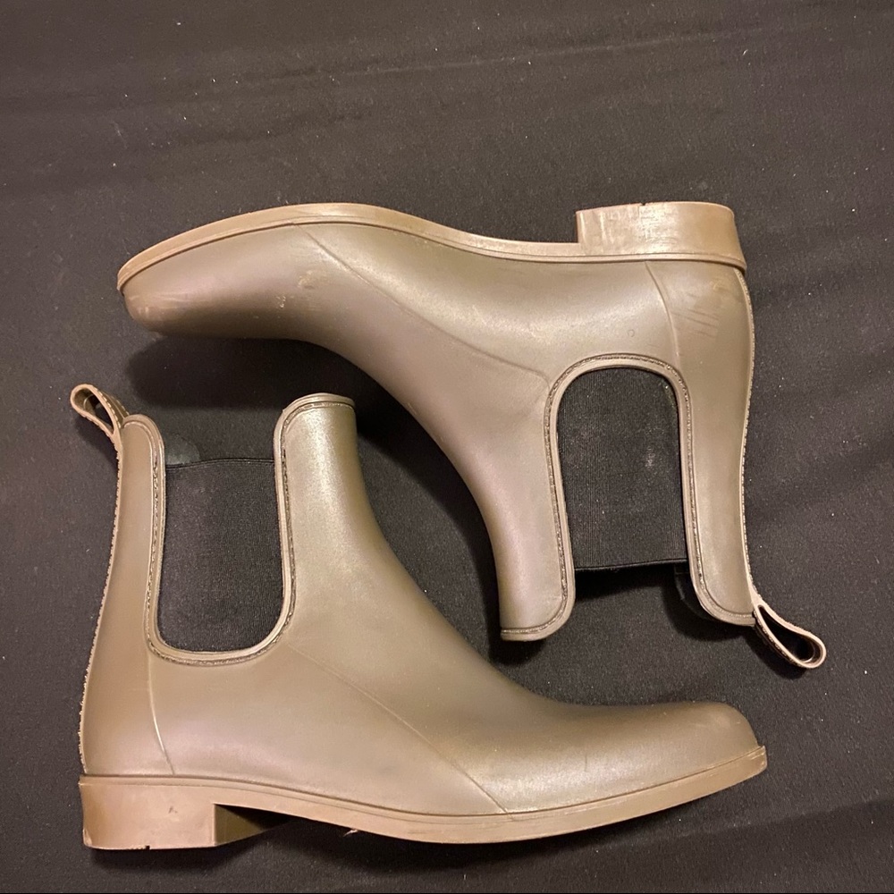 Green Rain Boots
